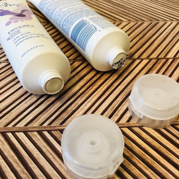 Avon Foot Works Lavender Clay Mask 3.4 fl. oz. Set of 2 DISCONTINUED SEALED - Picture 3 of 4